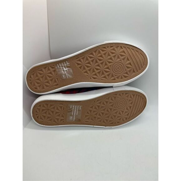 Jellypop Black & Red Plaid Leopard Kory Sneaker - Women Size 8.5 - Picture 8 of 15